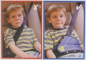 Ajusteur de ceinture de sécurité pour enfants2 Pack Ceinture de sécurité de  voiture Housse de sécurité Triangle