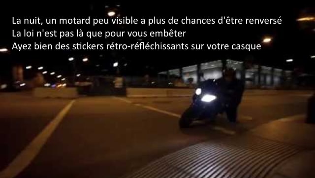 Autocollants rétro-réfléchissants obligatoires, est-ce réellement utile ?