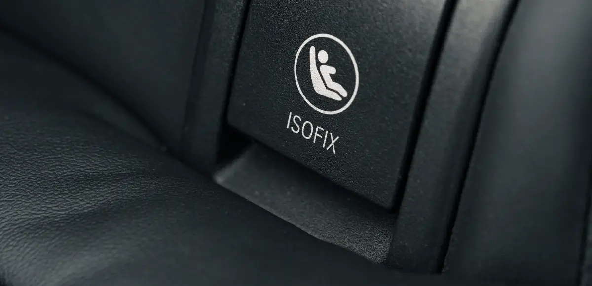 Symboles ISOFIX sur le siège de voiture